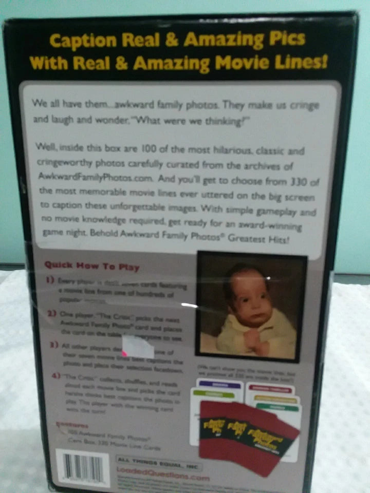 Awkward Family Photos Greatest Hits Card Party Fun Game 2022