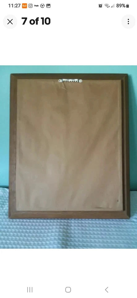 Vntg Photo R. Hendrickson Signed (Mother Daughter in the Kitchen)