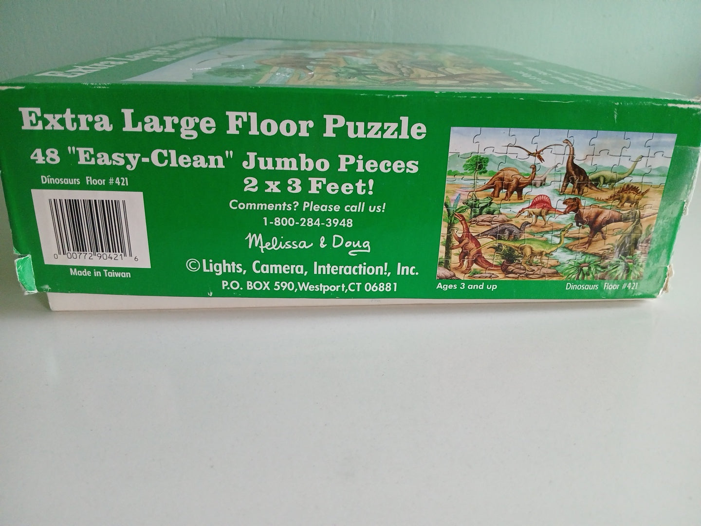 Melissa & Doug Extra Large Floor Puzzle 48 Peices Dinosaurs #421