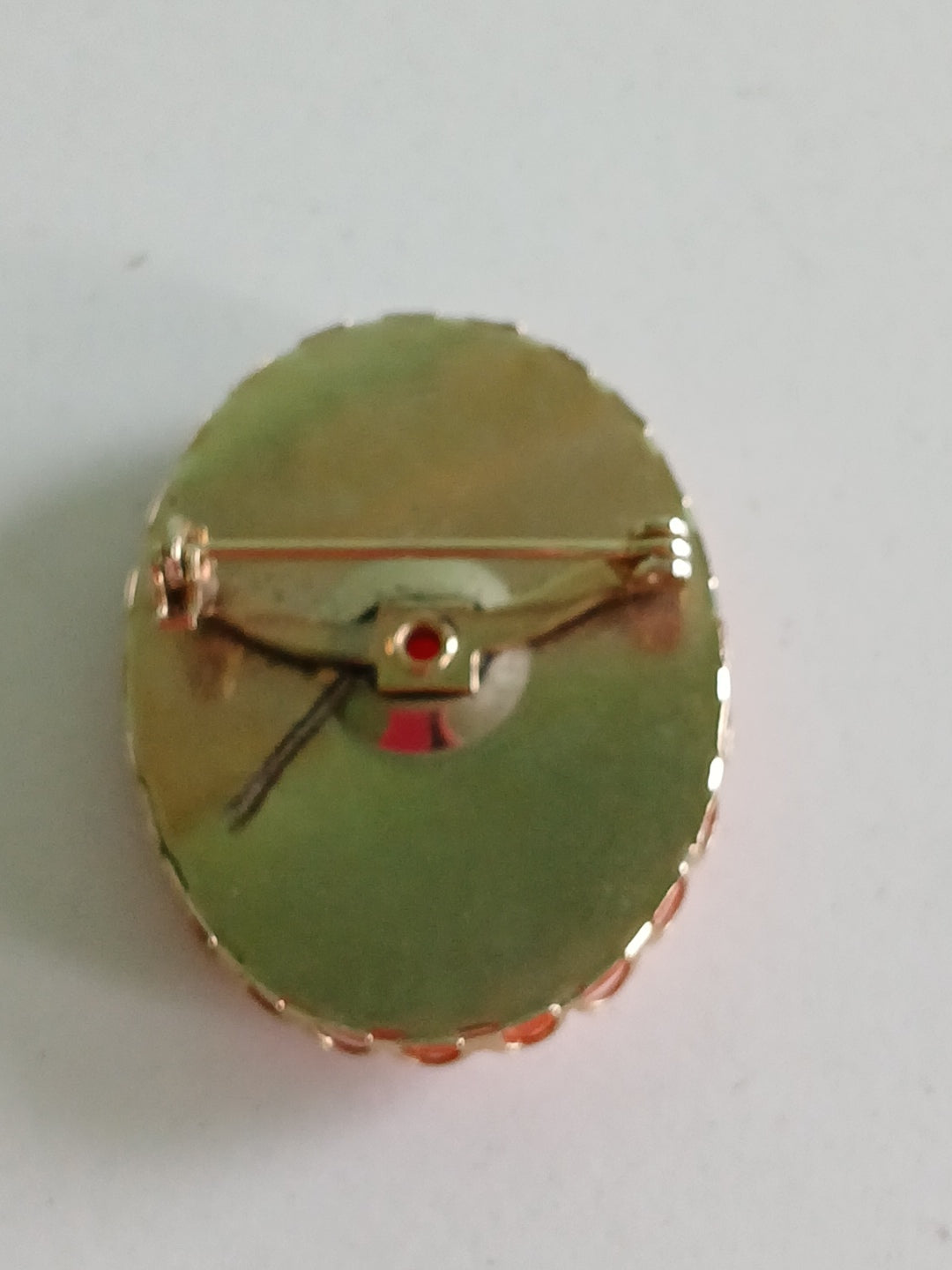 Vintage Victorian Style Cameo Brooch Pin