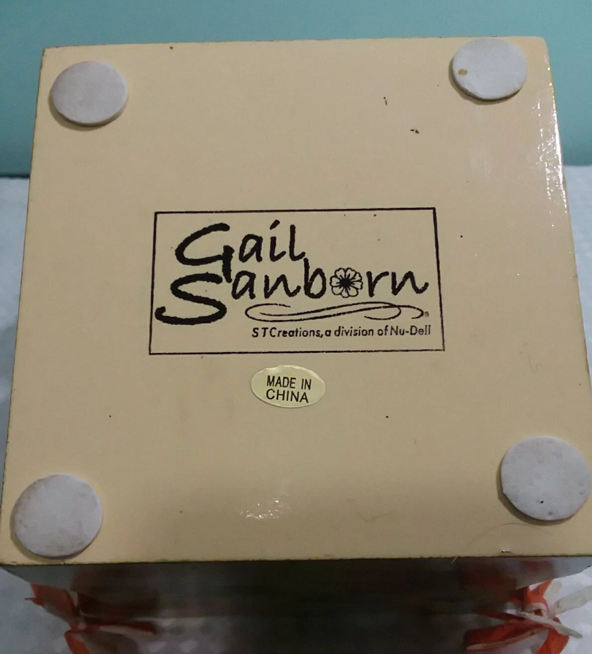 Vntg Chinese Folk Art Candle Holder by GAIL Sandborn