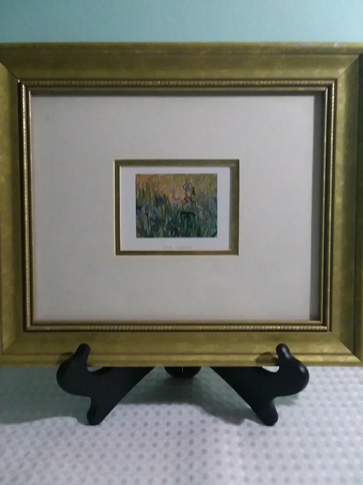 2 Van Gogh Framed Prints -Irises Near Arles/Imperial Firtileries