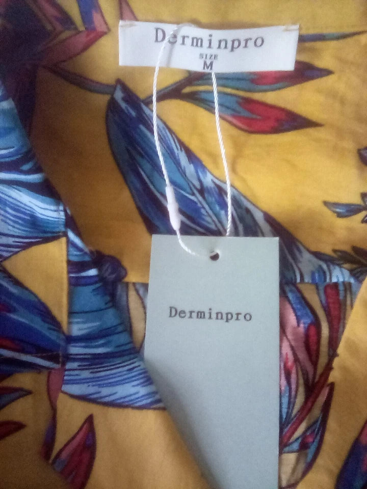 Brand New Men's Beach Shirt Hawaiian All Over Print Size M