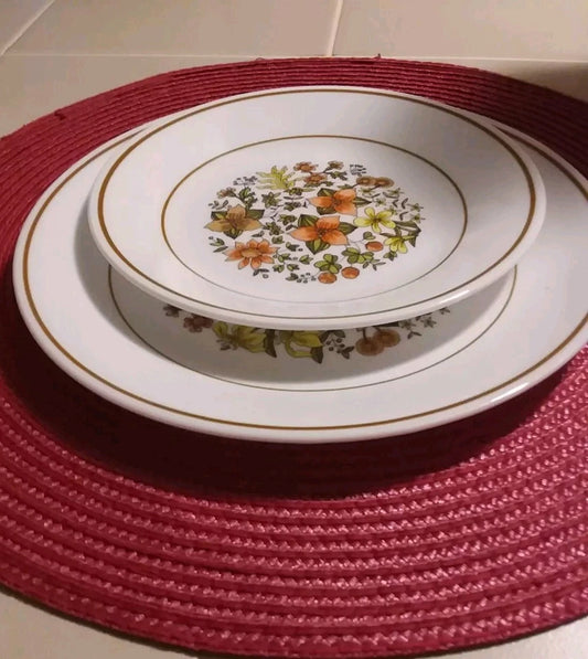 Retro 70's Corelle Lot of 3 - Indian Summer