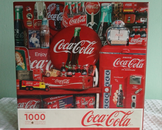 1000 piece Coca-Cola memory jigsaw puzzle
