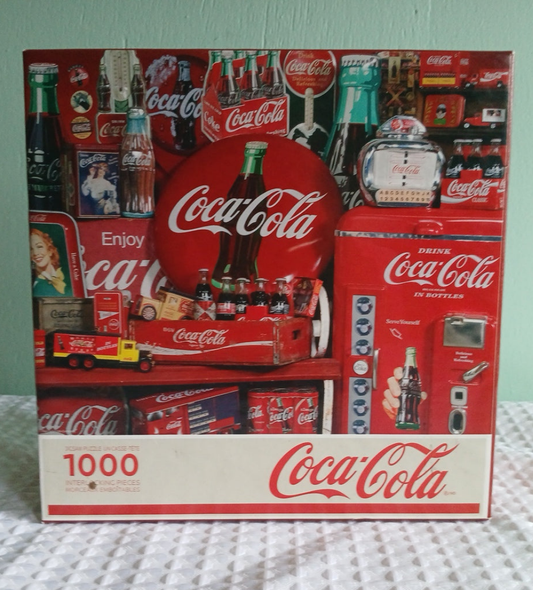 1000 piece Coca-Cola memory jigsaw puzzle