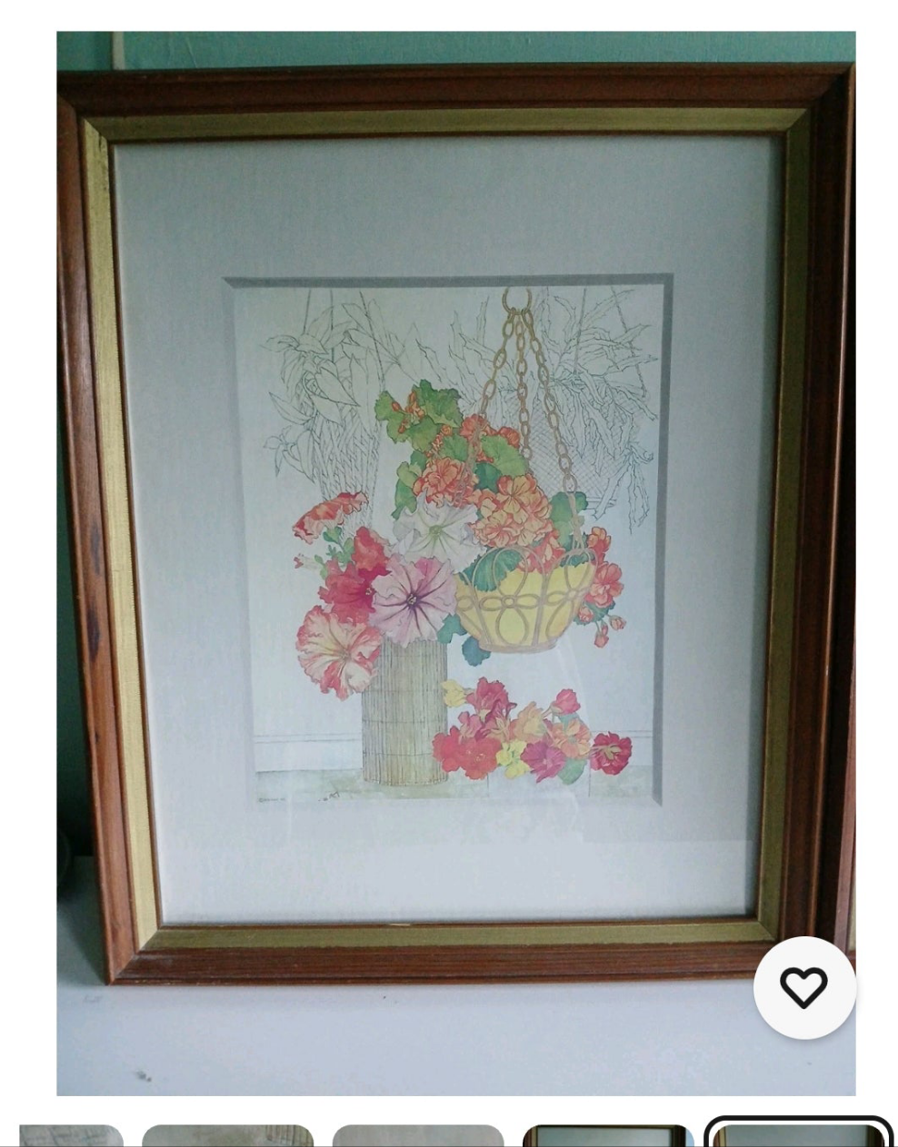 E M. May Lithographs 1976 D.A.C.NY Set Of 2 In Wooden Frames 70's Modern Design