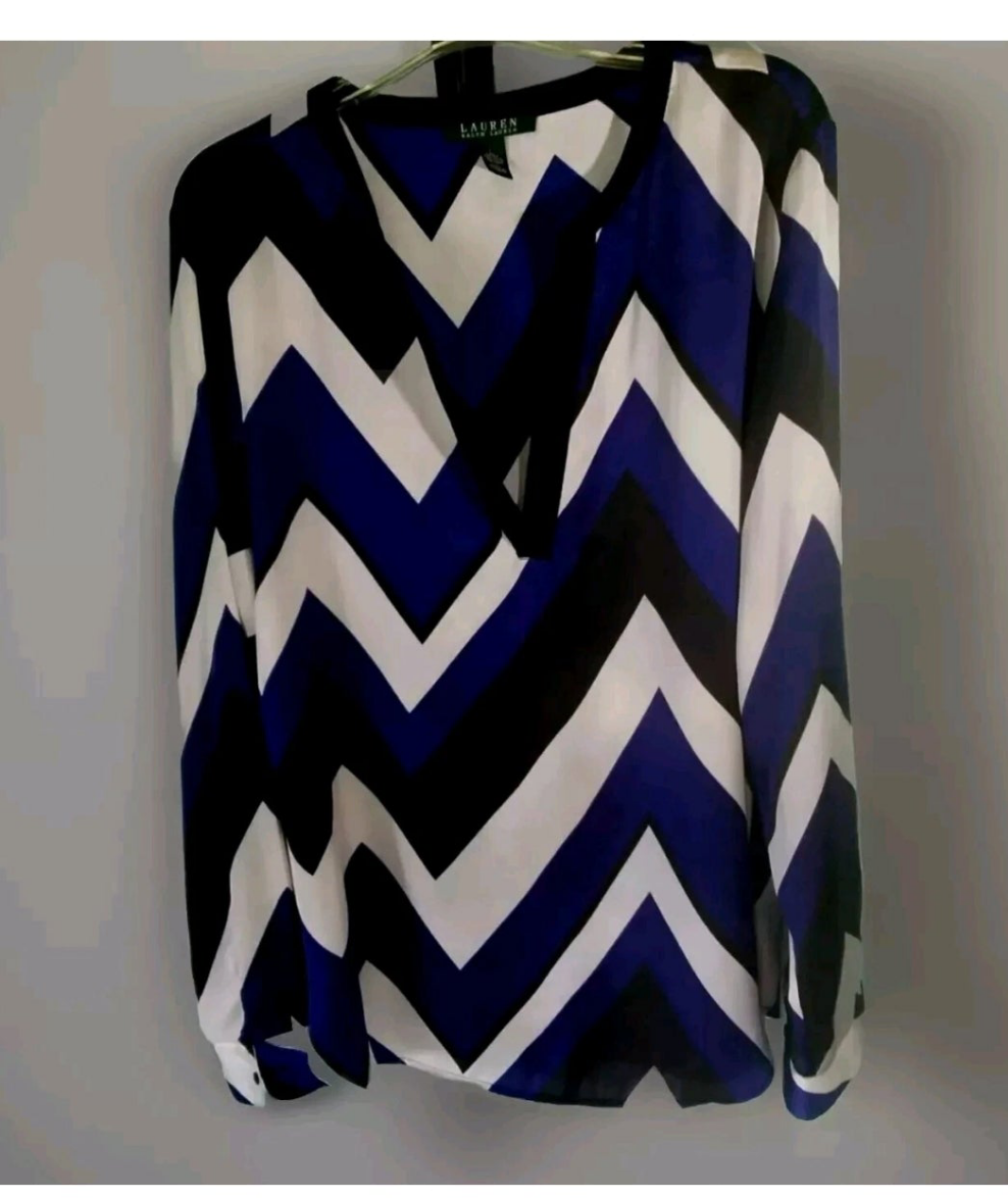 RALPH LAUREN Ladies Long Sleeve Blouse