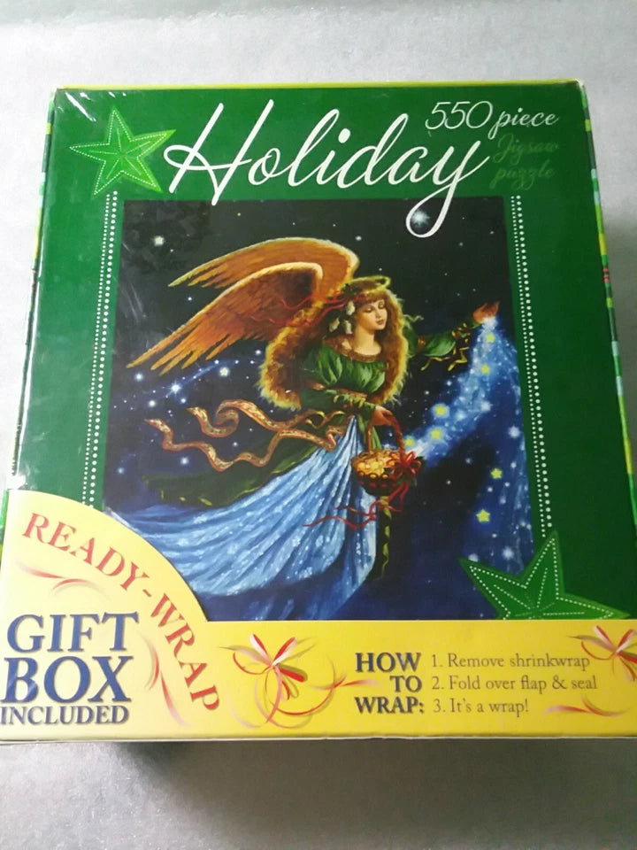 Ceaco Christmas Angel Holds North Star Puzzle 550 Pieces