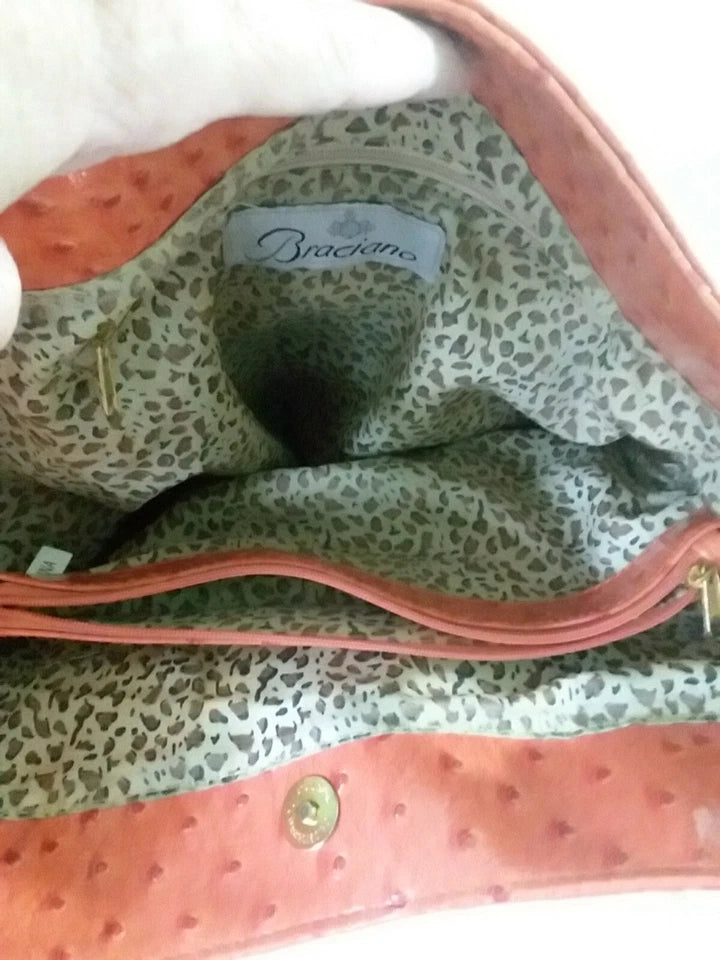 Braciano Orange Ladies Handbag