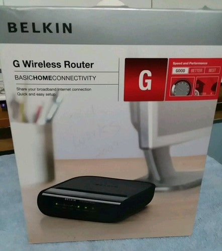 Belkin G WIRELESS  ROUTER In Box  Simple Setup With Instructions