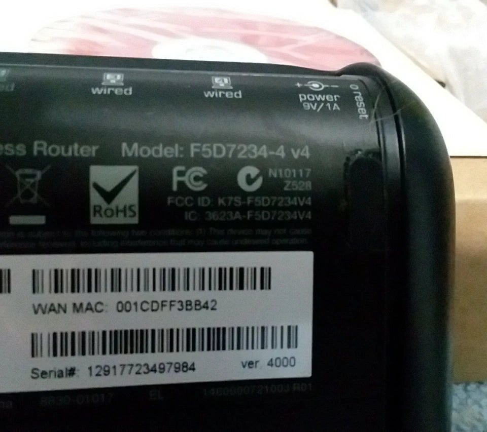 Belkin G WIRELESS  ROUTER In Box  Simple Setup With Instructions