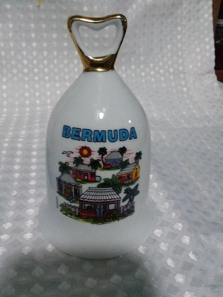 Porcelain Bells Lot of 2 - Bermuda and Virgin Islands