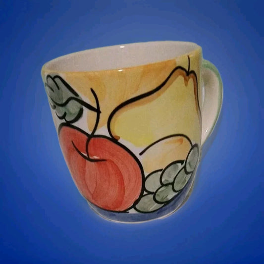 Coffee Mug Fruit Design by Bella Ceramica