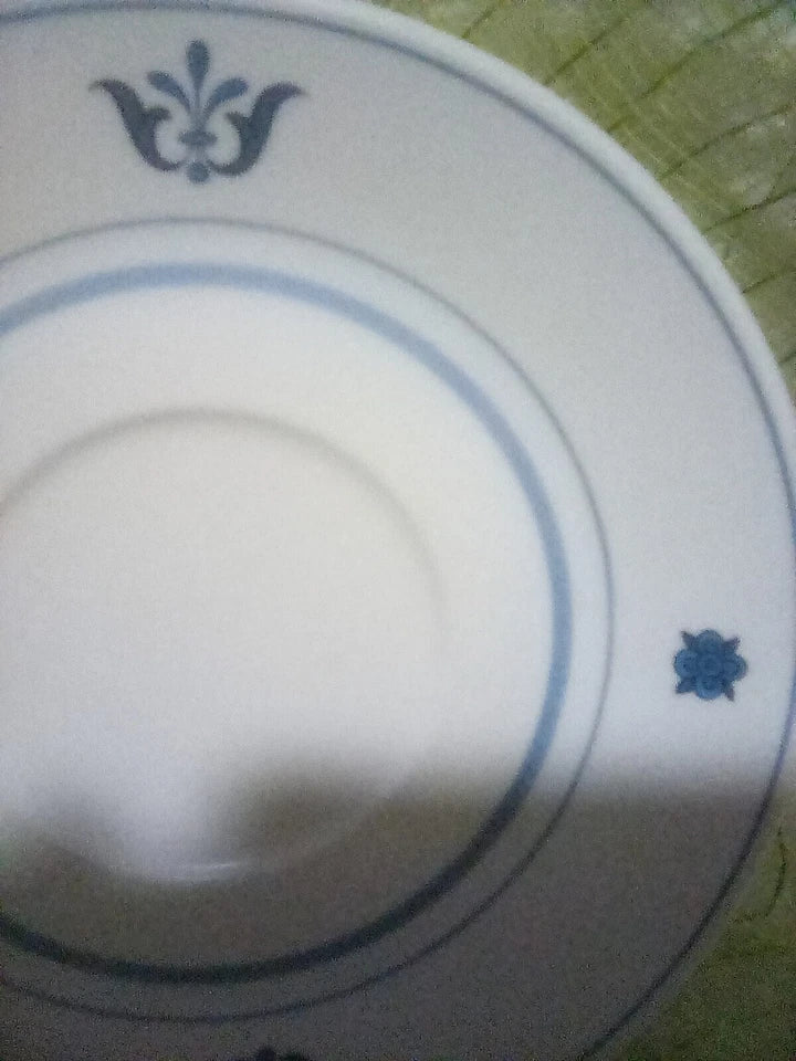 Vntg Noritake Progression China Saucer - Blue Haven