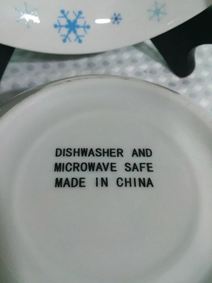 Snowman Christmas Bowl Set