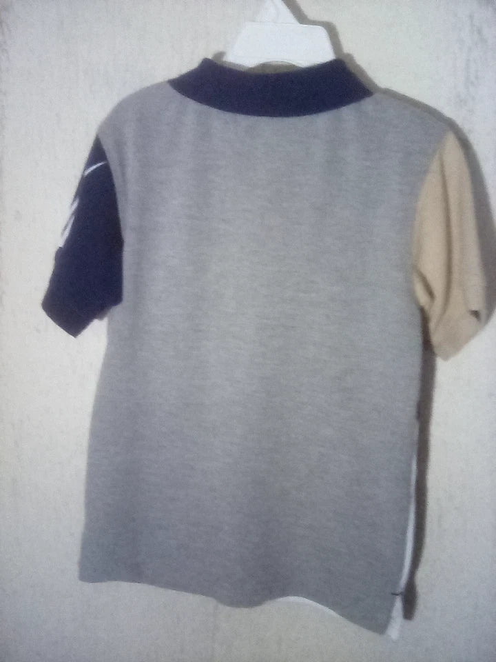 Nautica Boys Shirt Polo - All Over Print sz 5T