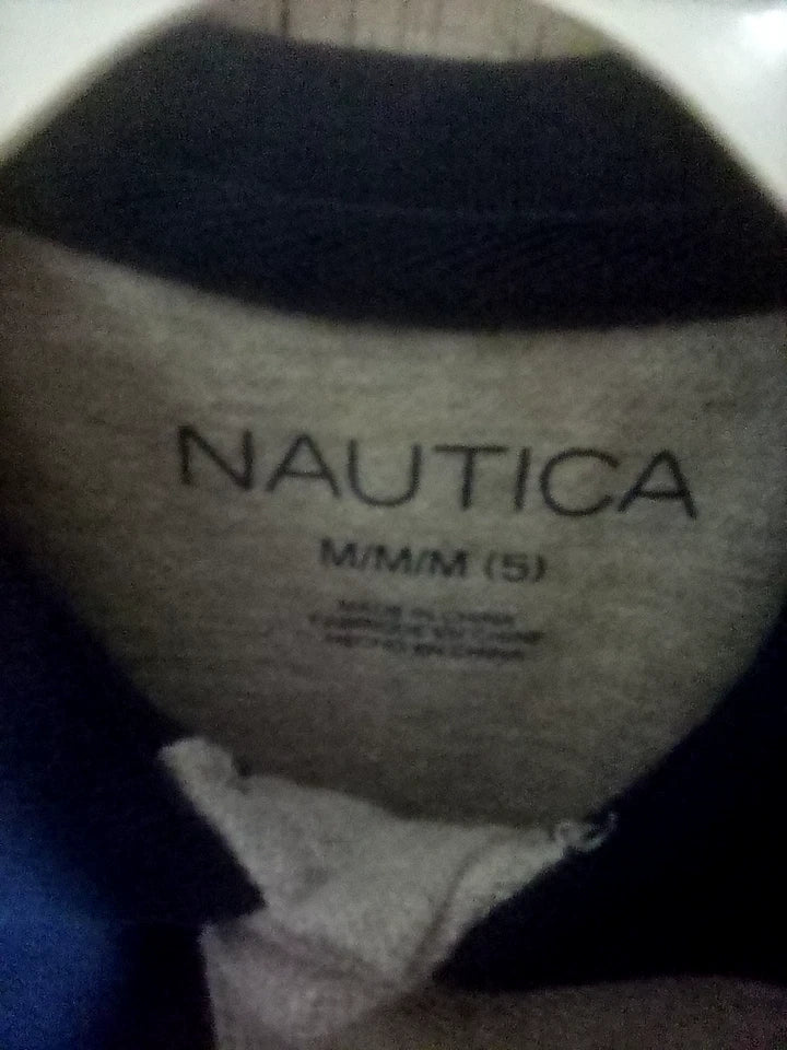 Nautica Boys Shirt Polo - All Over Print sz 5T