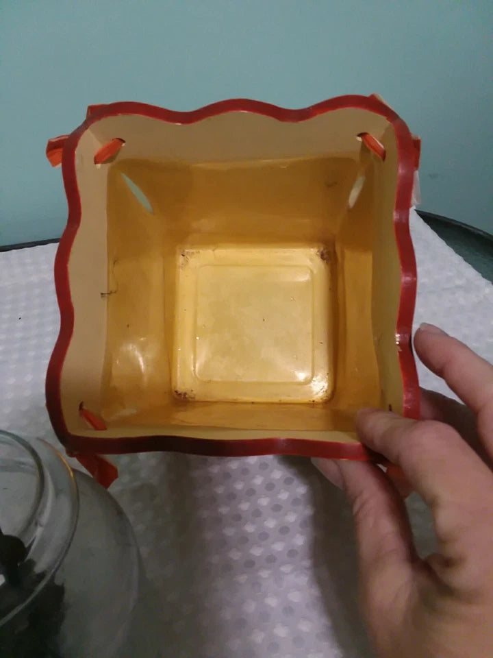 Vntg Chinese Folk Art Candle Holder by GAIL Sandborn