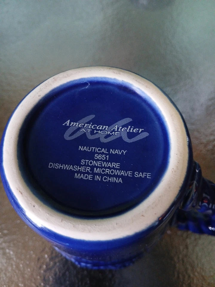 American Atelier Nautical Blue Coffee Mug