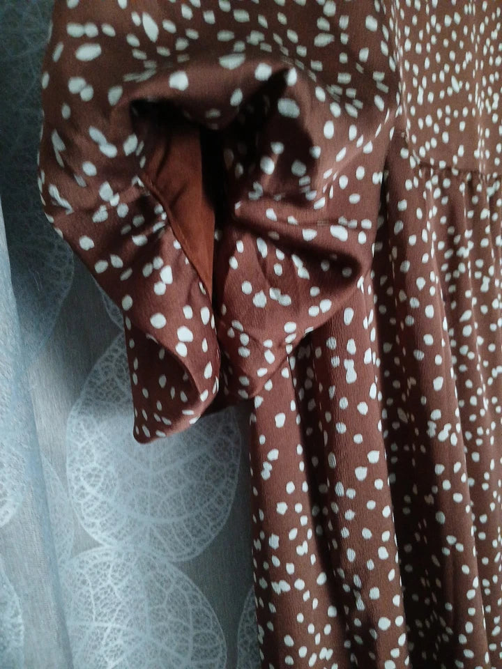 UMGEE Ladis mini dress Baby Doll Style. Sz L 3/4 Slv Pullover & Above the Knee