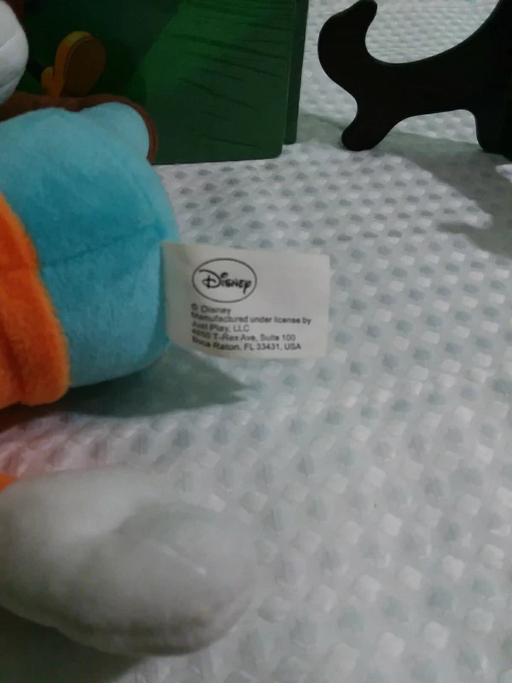 Disney Store Mickey Mouse Plush & Photo Memory Album & Donald Duck & Goofy Plush