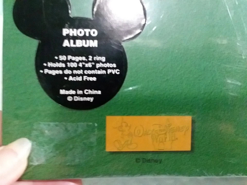 Disney Store Mickey Mouse Plush & Photo Memory Album & Donald Duck & Goofy Plush