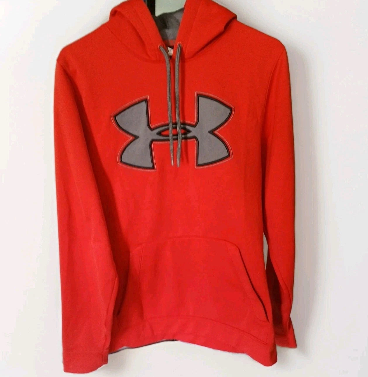 under Armour  mens Hoodie Big Logo : Storm Sweat Shirt sz small burnt orange