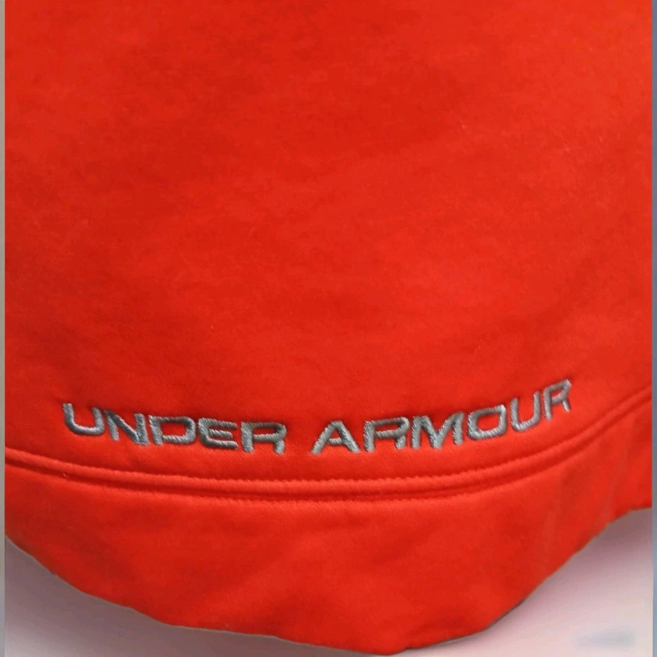under Armour  mens Hoodie Big Logo : Storm Sweat Shirt sz small burnt orange