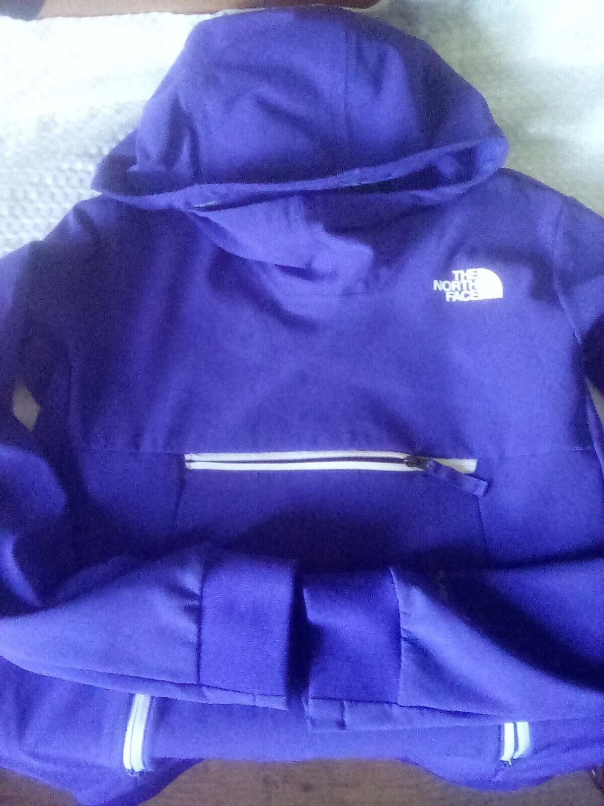 The North Face Girls Purple Hoodie - Size 10/12 Youth
