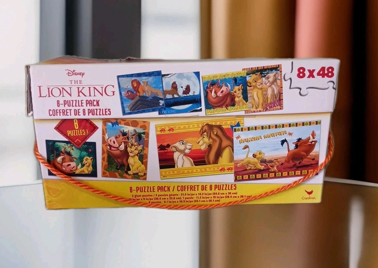 Disney The Lion King 8 Puzzle Pack By Cardinal