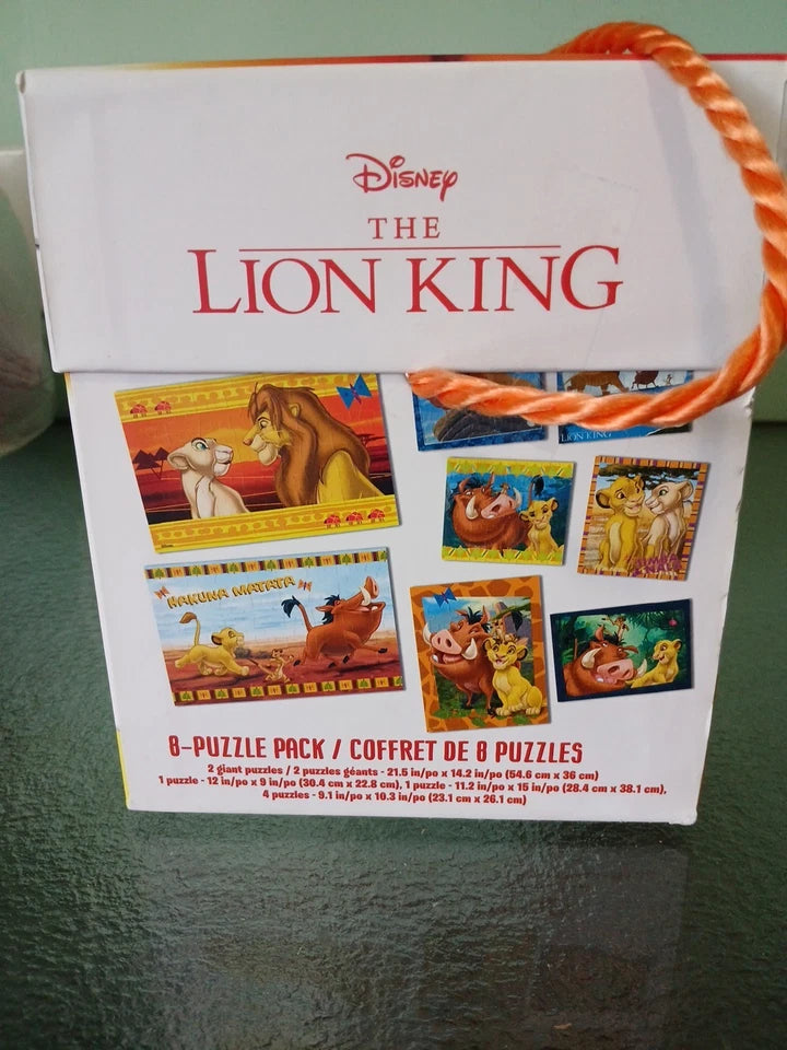 Disney The Lion King 8 Puzzle Pack By Cardinal