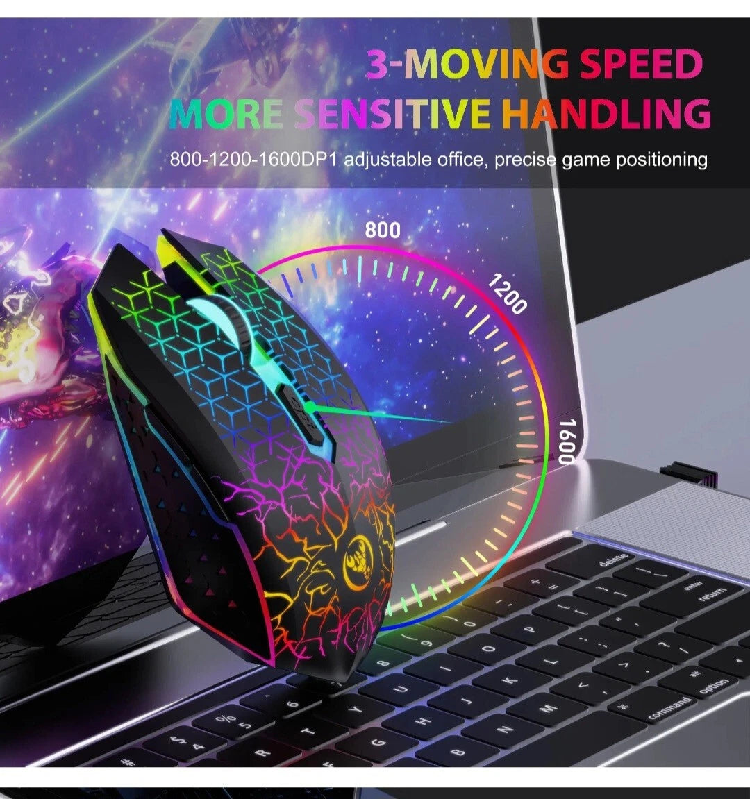 New Wireless Gaming Mouse - Scorpion Hyper Speed