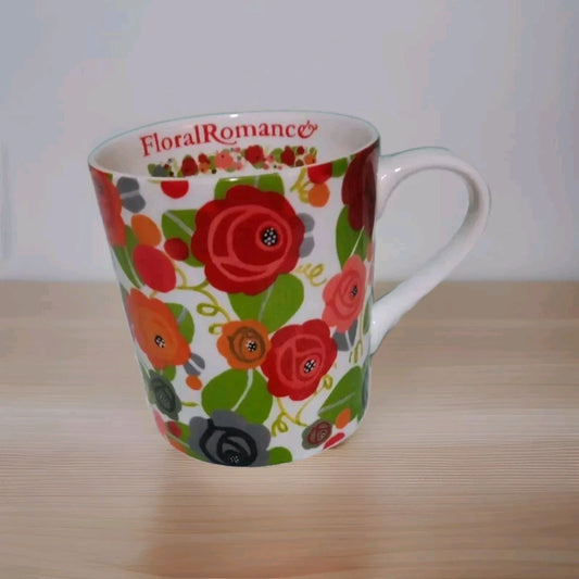 Queens Rose Floral Romance Coffee Cup