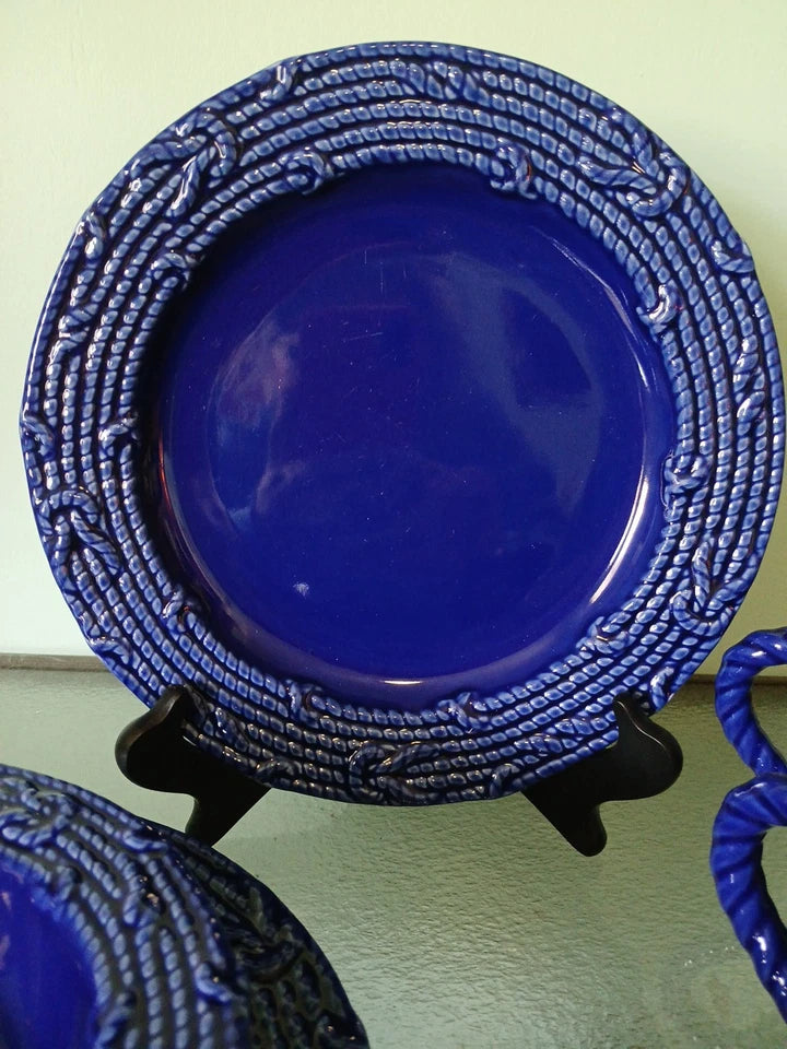Nautical Cobalt Blue 9 Piece Dishware Set