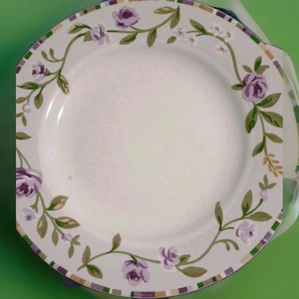 Vintage Laura Ashley LIFESTLES Dinner plates Lot of 2 "Grapefields" #MMIV