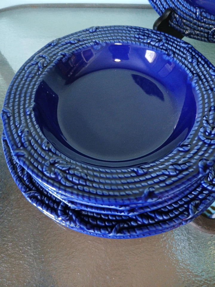 Nautical Cobalt Blue 9 Piece Dishware Set