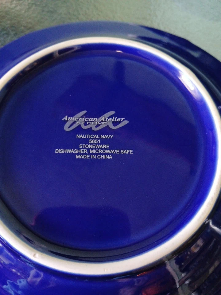 Nautical Cobalt Blue 9 Piece Dishware Set