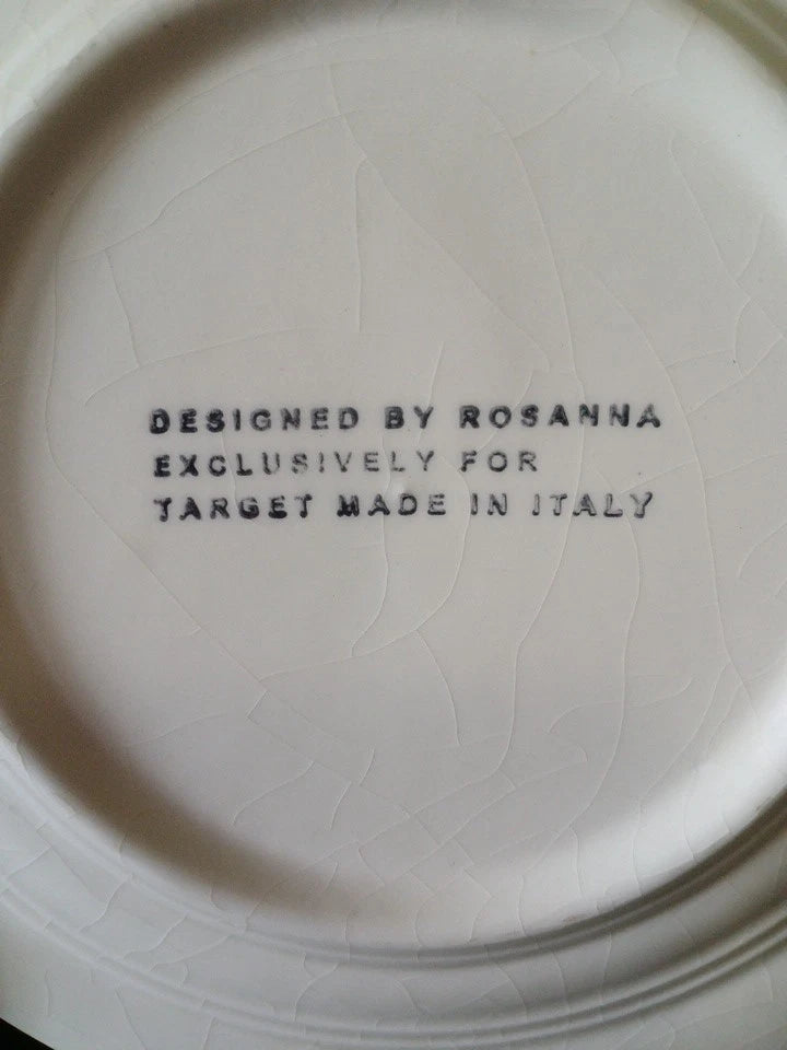 Designs By ROSANNA International Award Winning Crazy Cracking Plates - Lot of 3