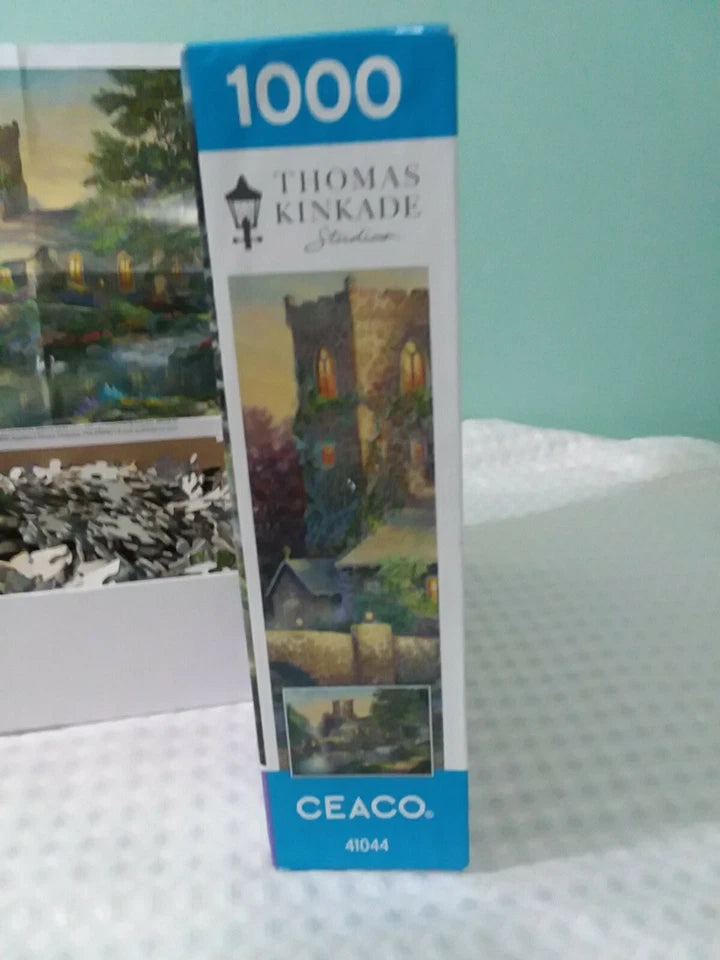 Willow Wood Chapel Thomas Kinkade 1000 Piece Puzzle