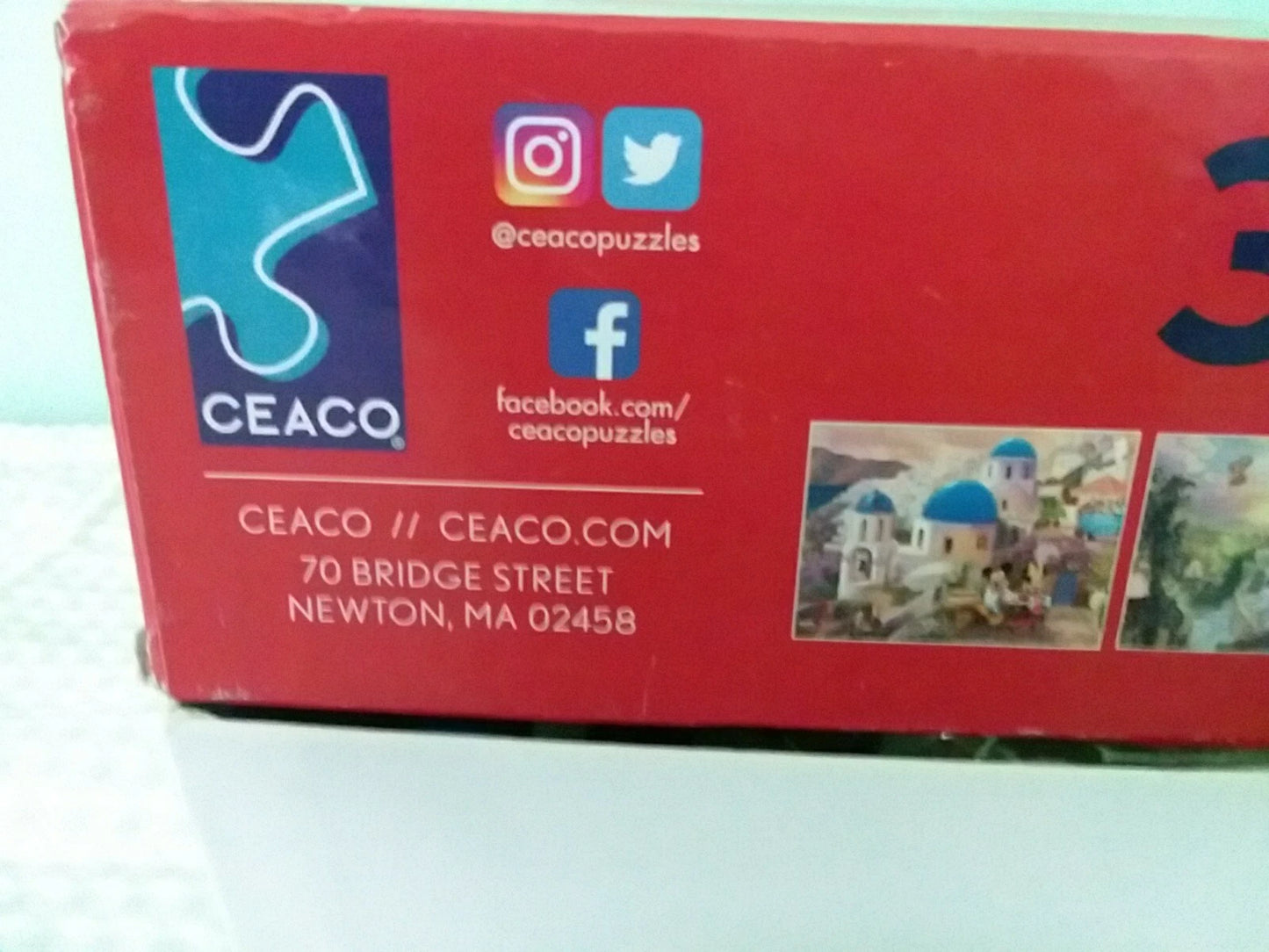 3 In 1 jigsaw puzzle  Disney Princess / Ceaco/Thomas Kinkade Studios /