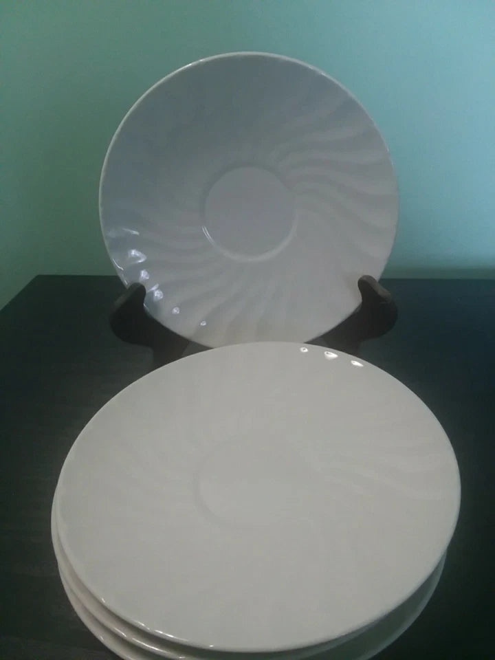 Red Sea Fine China White Saucers Small Plates $8 a piece
