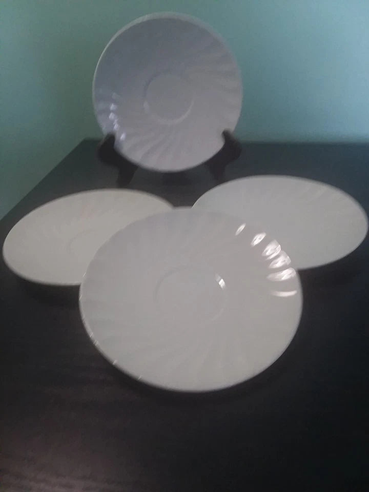 Red Sea Fine China White Saucers Small Plates $8 a piece