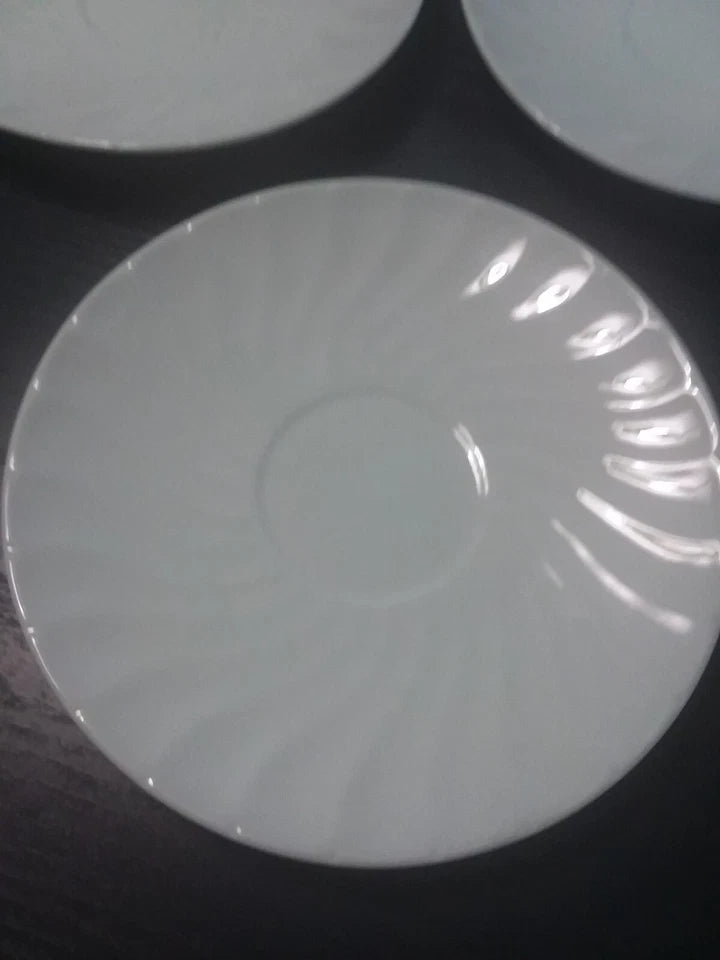 Red Sea Fine China White Saucers Small Plates $8 a piece