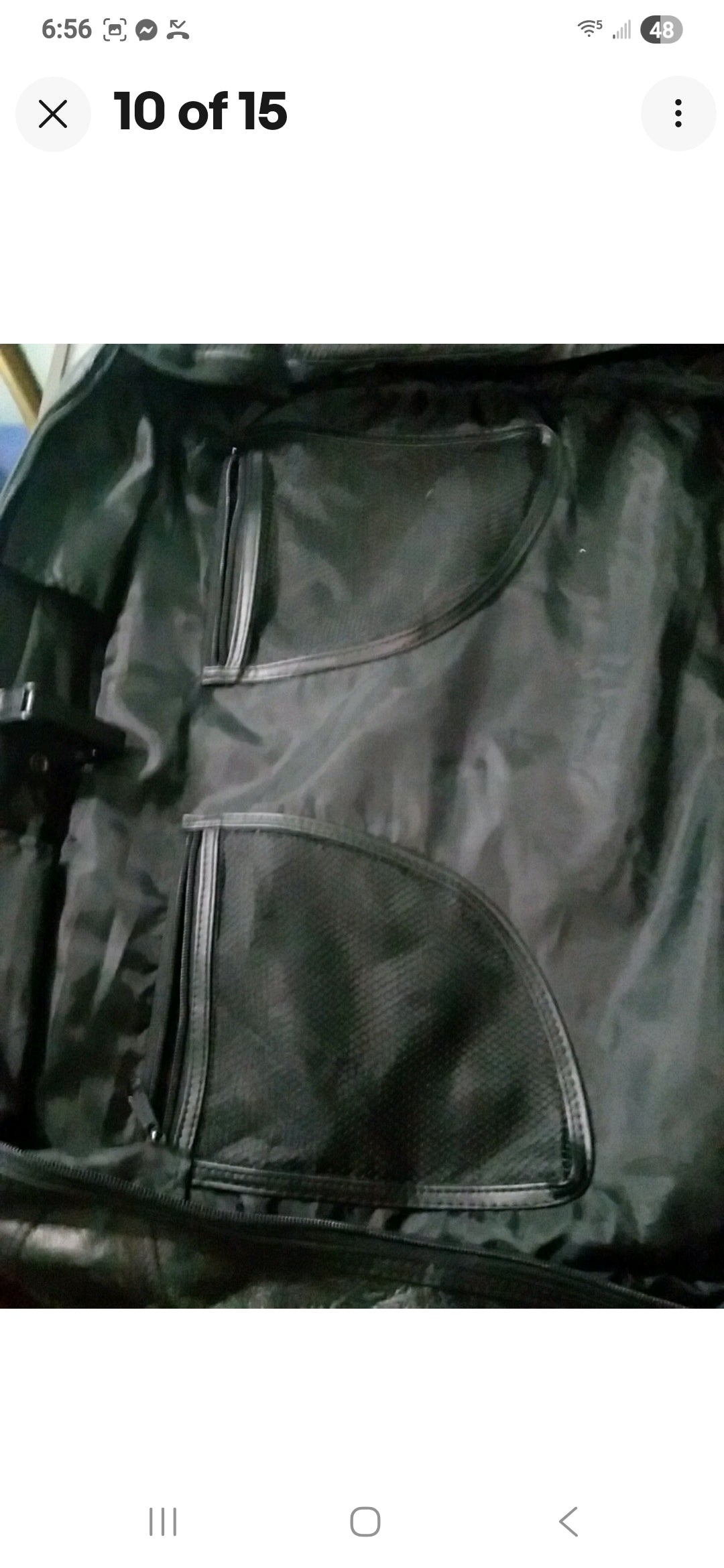 Marine Corps Genuine Leather Garment Bag