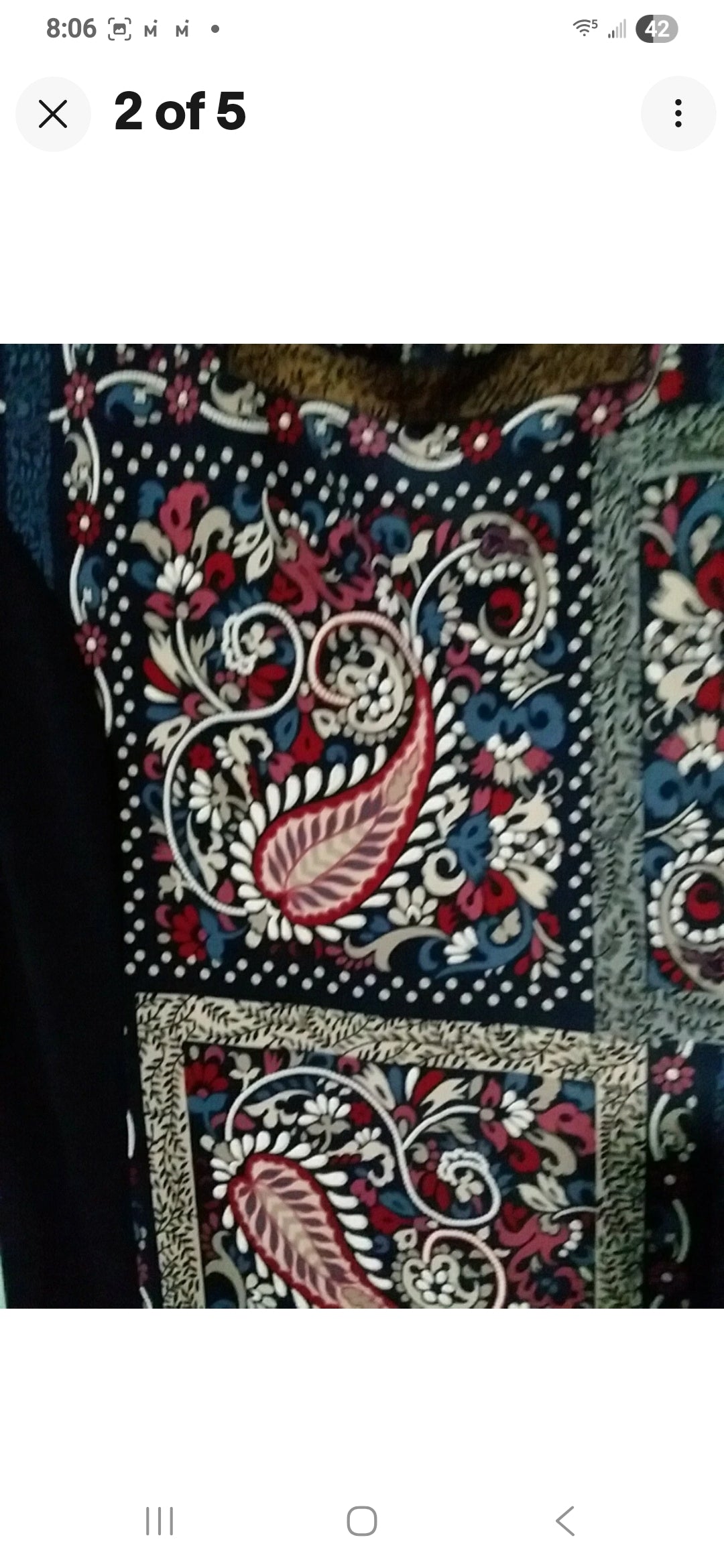 Ladies Dress Lightweight Espresso Mosaic Size L