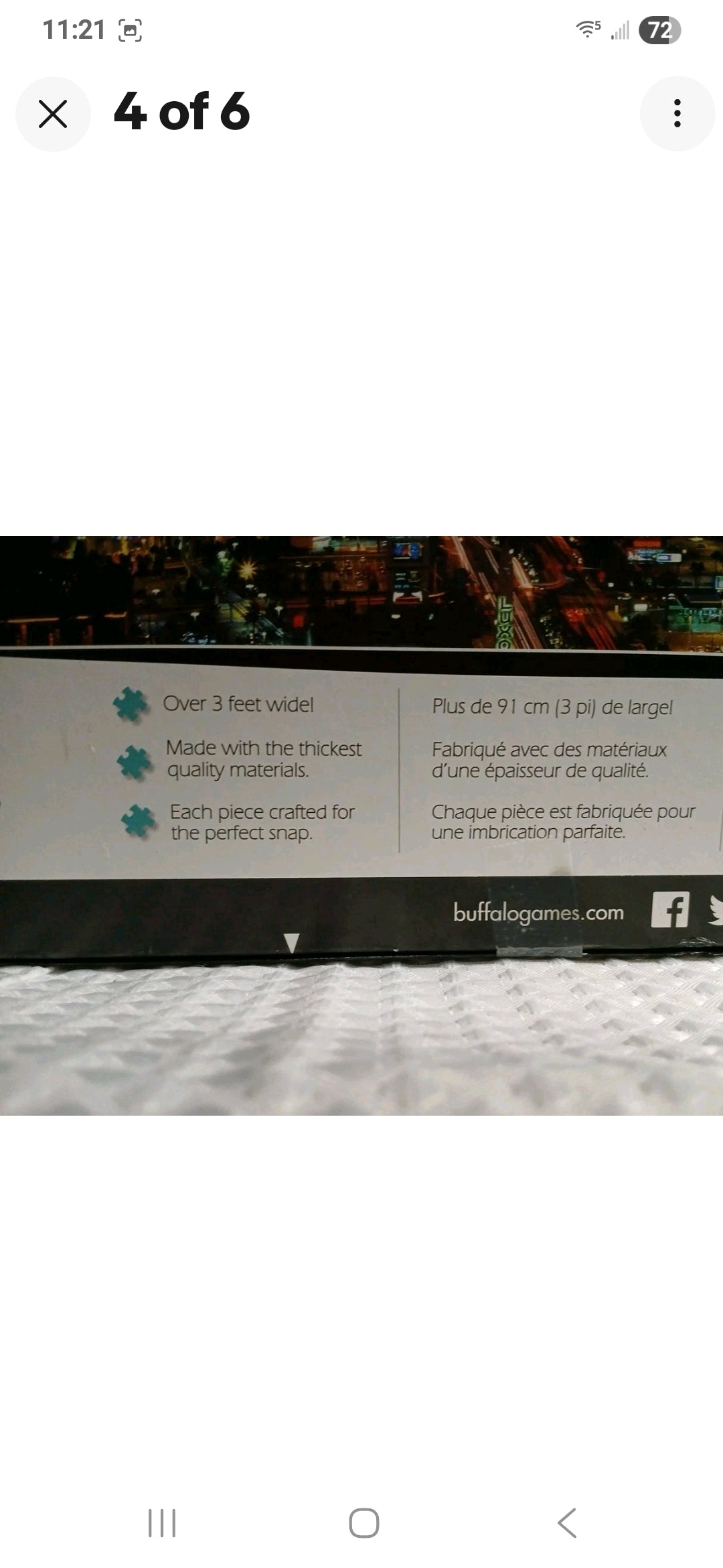 Las Vegas Panoramic Jigsaw Puzzle - 750 Pieces