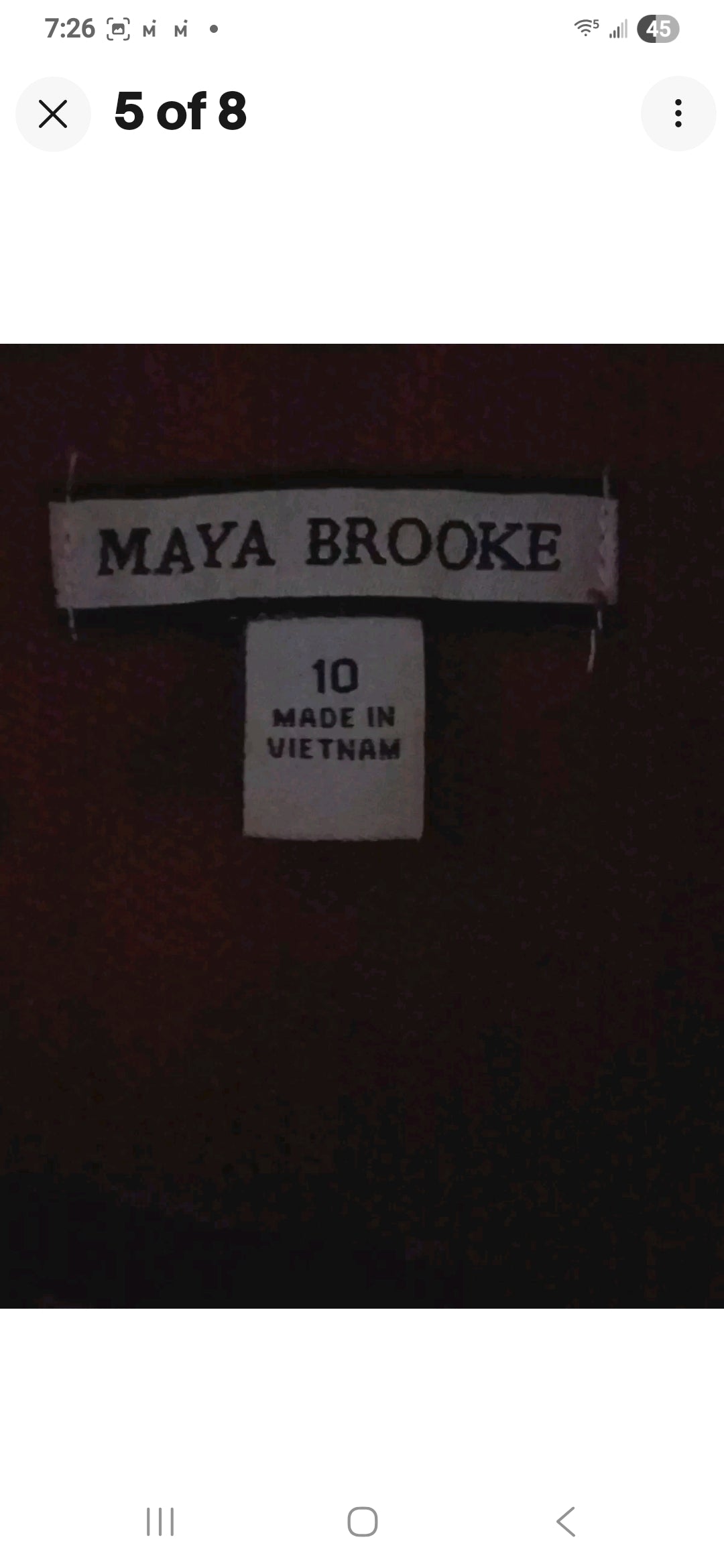 Maya Brooke Ladies 2 Piece Sweater Dress With Jacket Size 10