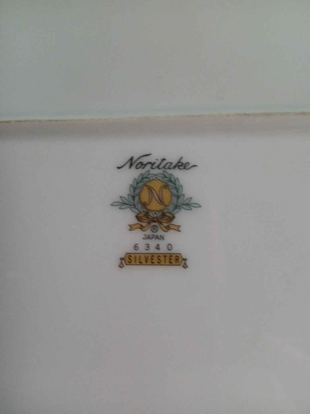 16" Serving Platter Noritake  SILVESTER 6340 Japanese Fine China.  Floral trimmed