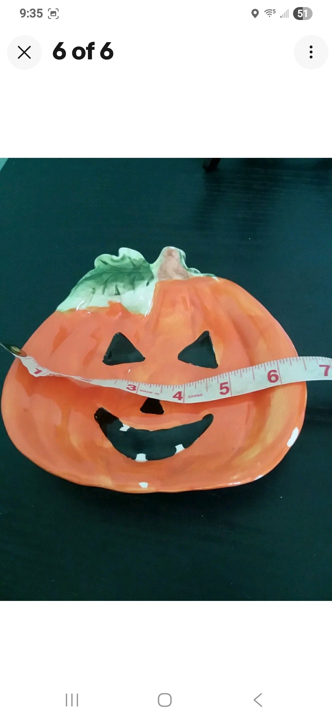 Halloween Dish Set With Pumpkin Coffee Mug - Lot of 3